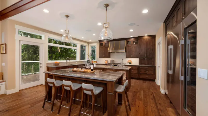 Warm Wood Kitchen