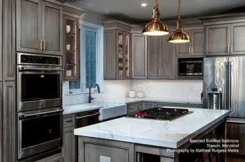 dark kitchen cabinets in Vilas County