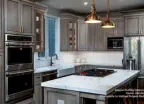 dark kitchen cabinets in Vilas County
