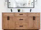 knotty alder bathroom vanity