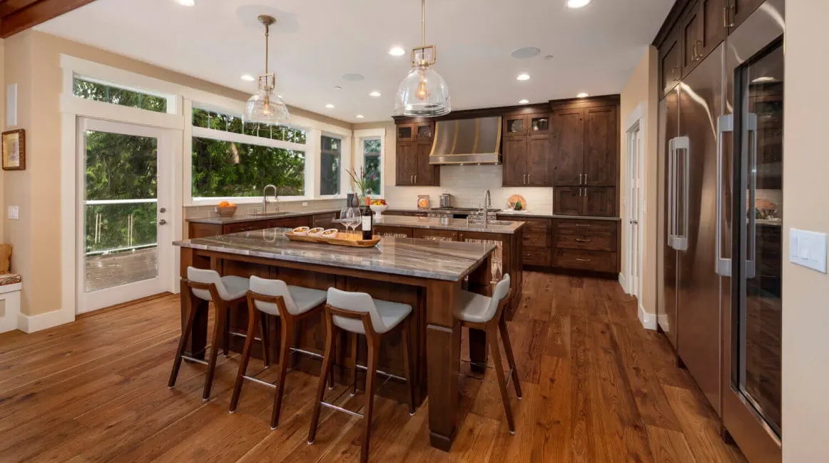 Warm Wood Kitchen